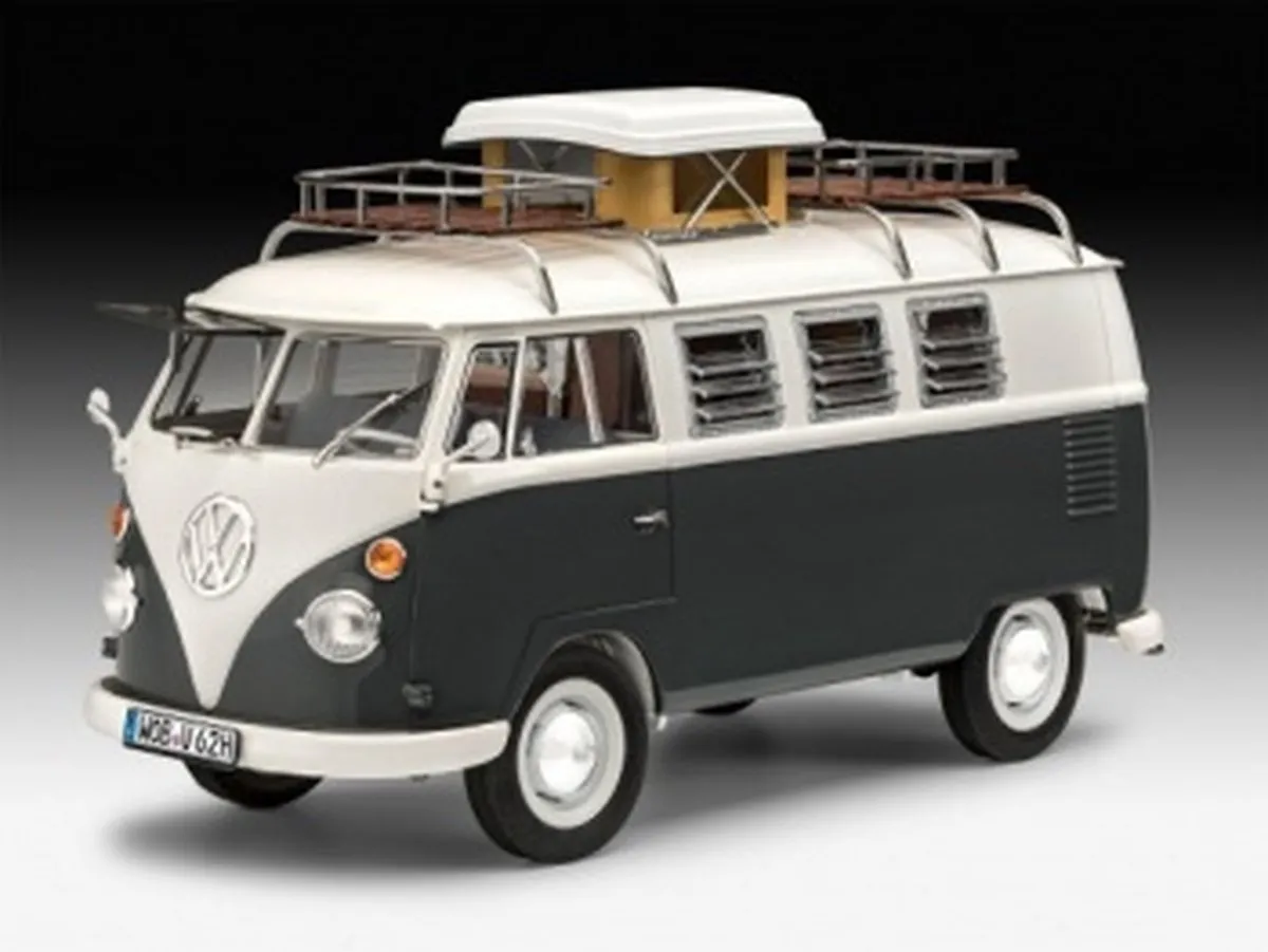 Revell VW T1 Camper 07674 Modelbouwpakket - 189 Onderdelen - 1:24 - Multi