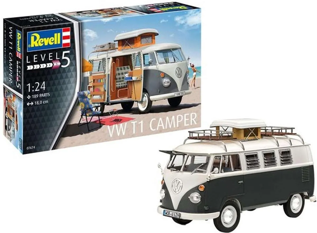 Revell VW T1 Camper 07674 Modelbouwpakket