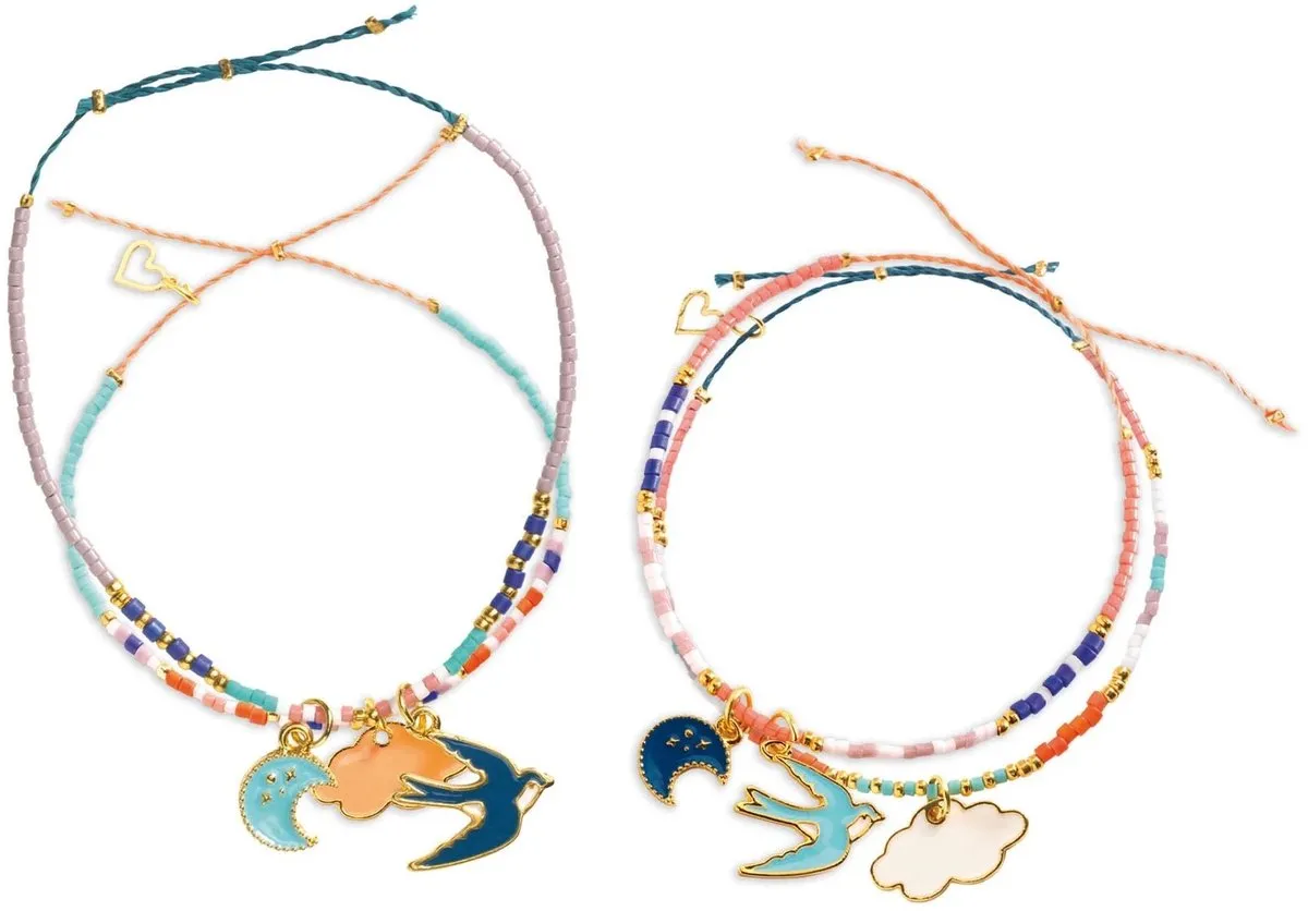 Djeco Sky Multi-Wrap Armbanden Set - 475 Kralen Multicolor