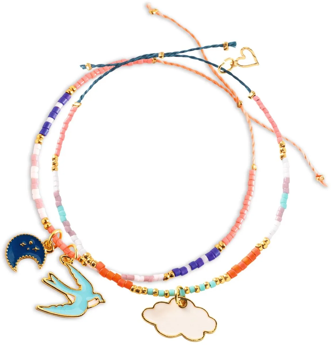 Djeco Sky Multi-Wrap Armbanden Set - 475 Kralen Multicolor - afbeelding 6 van 6