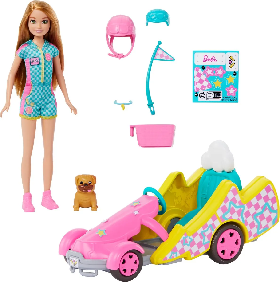 Barbie Stacie Go-kart HRM08 - Modepop - Multicolor