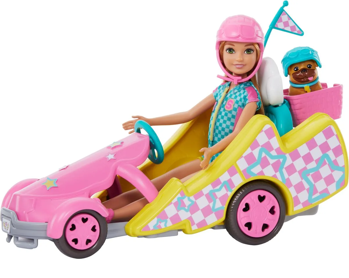 Barbie Stacie Go-kart HRM08 - Modepop - Multicolor