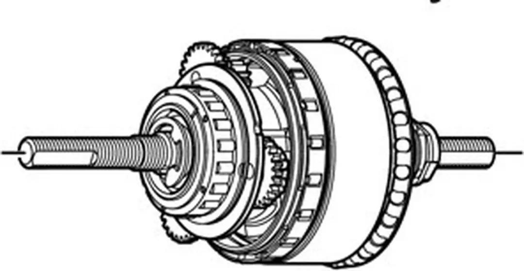 Shimano Nexus SG-C6001-8R Versnellingsnaaf 8-Speed - afbeelding 5 van 5