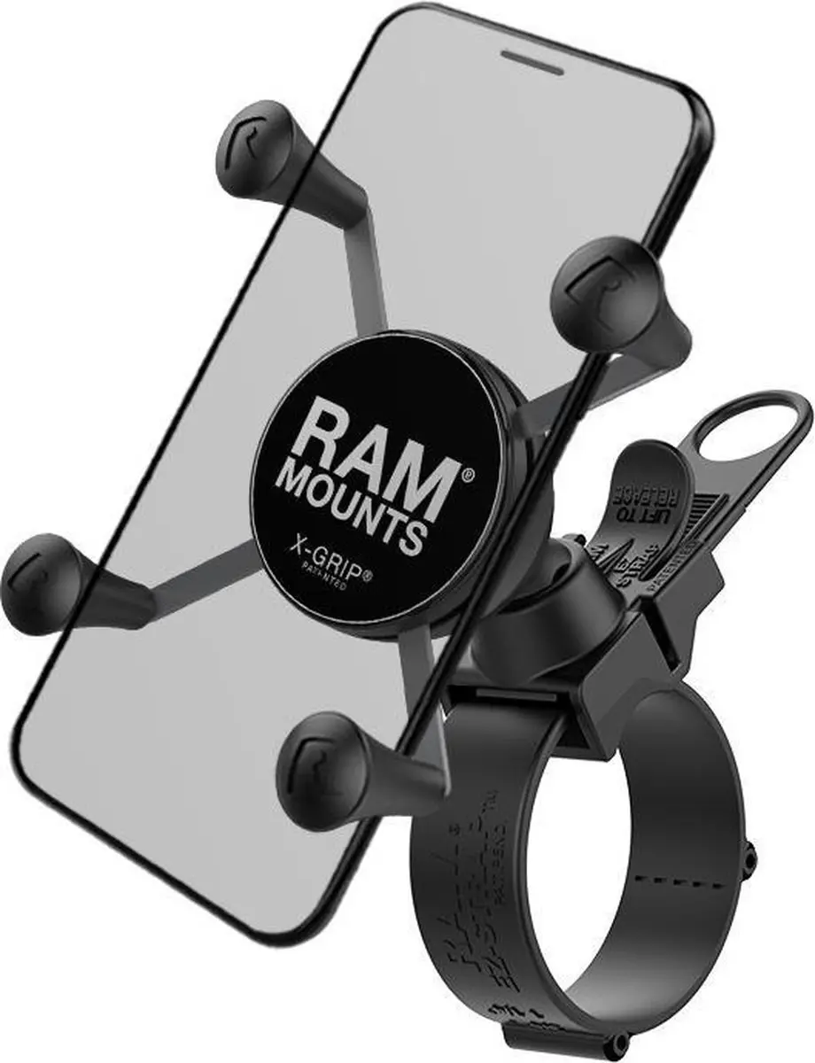 RAM® X-Grip® Fietshouder met RAM® EZ-Strap Rail Mount