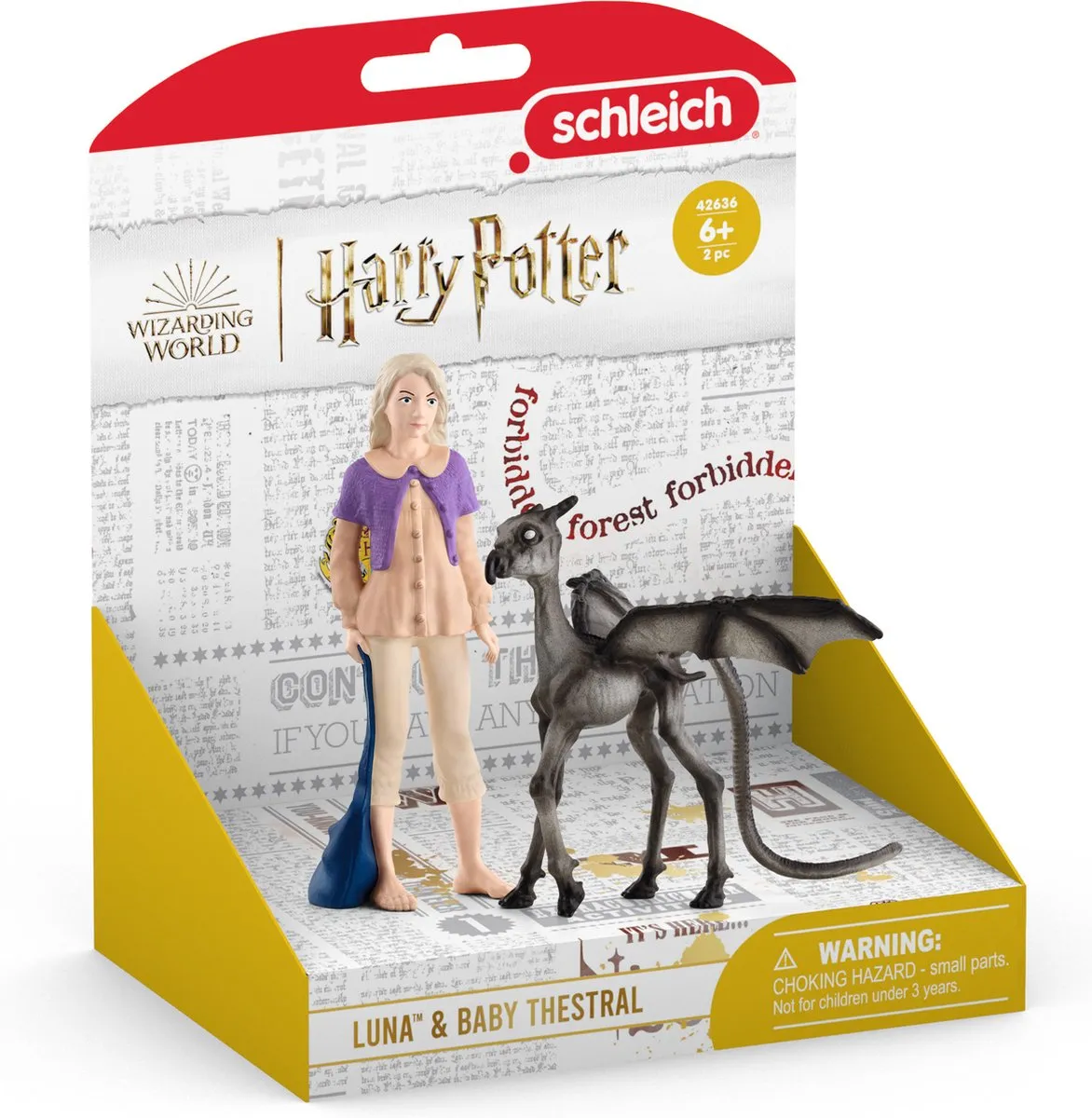Schleich Harry Potter Luna Lovegood & Baby Thestral 42636 - Multikleur