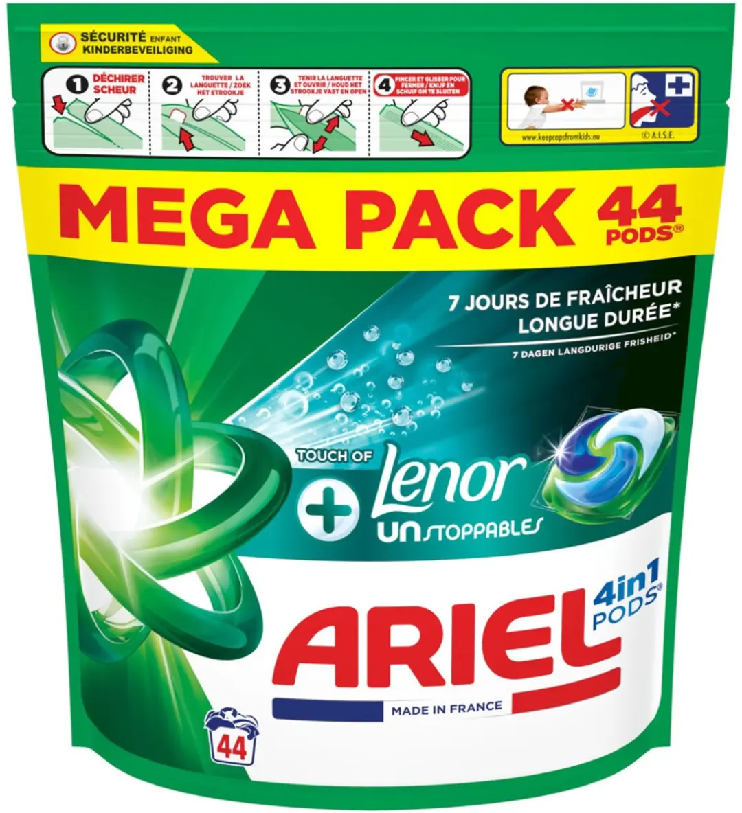 Ariel 4in1 Pods Lenor Unstoppables