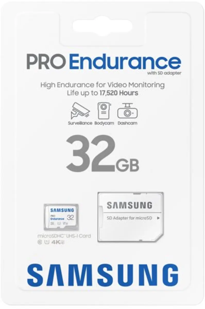 Samsung Pro Endurance Micro SD 32GB - Incl. Adapter
