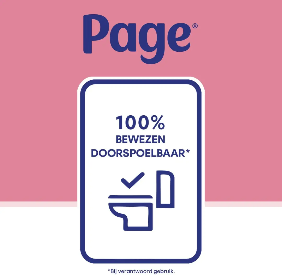 Page Fris en Zacht Sensitive Toiletpapier 456 Vel - 12x38 Stuks - MPN 4585253