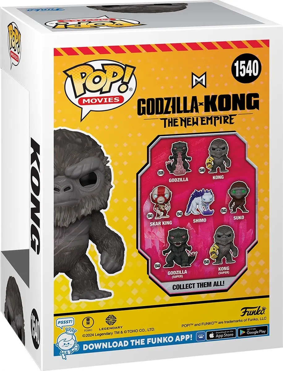 Funko Pop! Godzilla vs. Kong - Kong 75927 - Meerkleurig