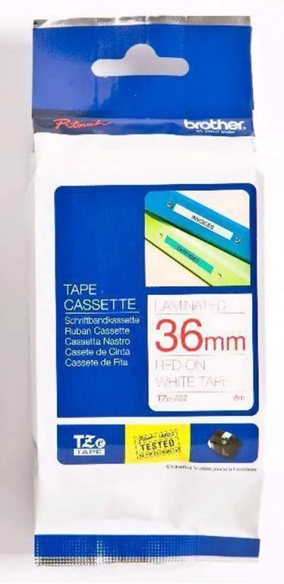 Brother TZe-262 Labelprintertape - Rood