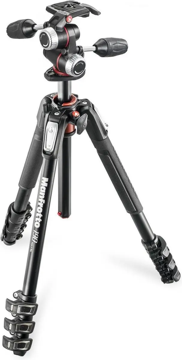 Manfrotto MK190XPRO4-3W Aluminium Statief