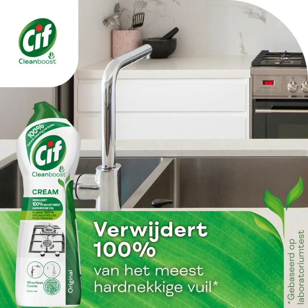 Cif Cream Original Schuurmiddel 750ml