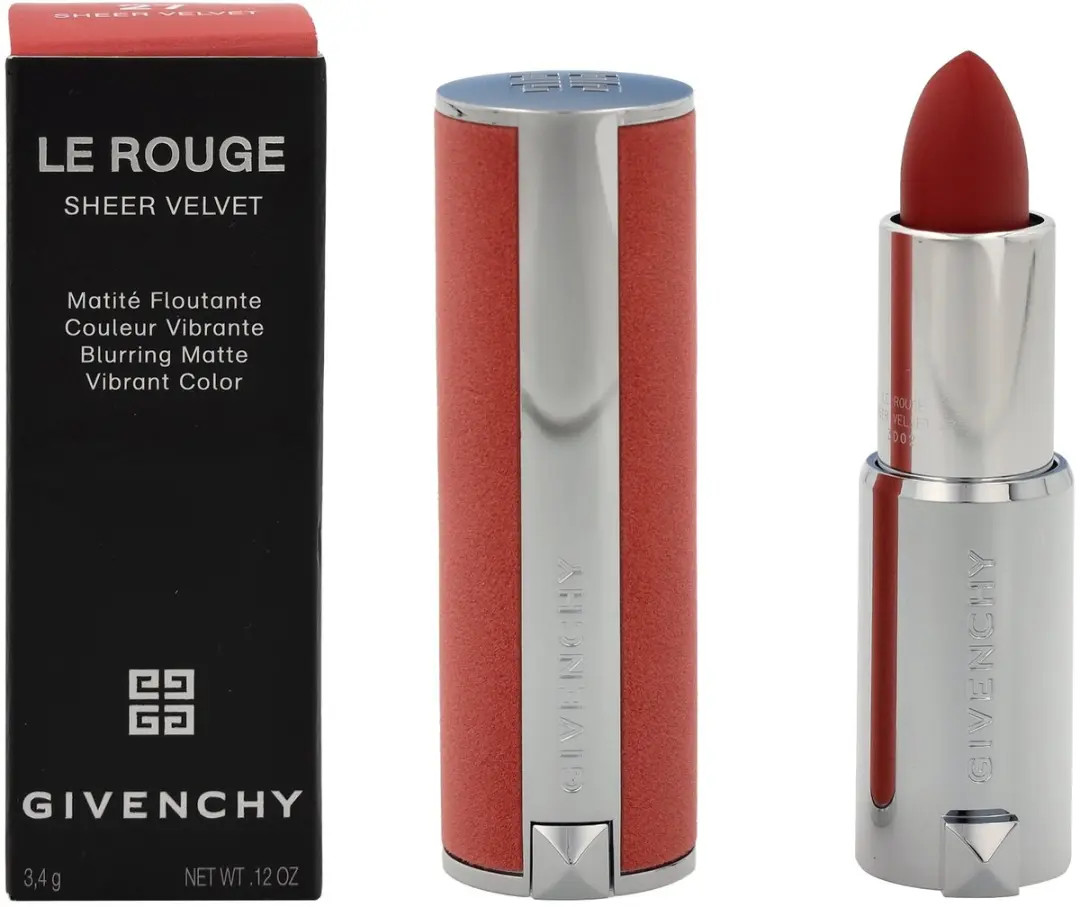 Givenchy Le Rouge Sheer Velvet Matte Lipstick #027 - 3.4g - afbeelding 4 van 4