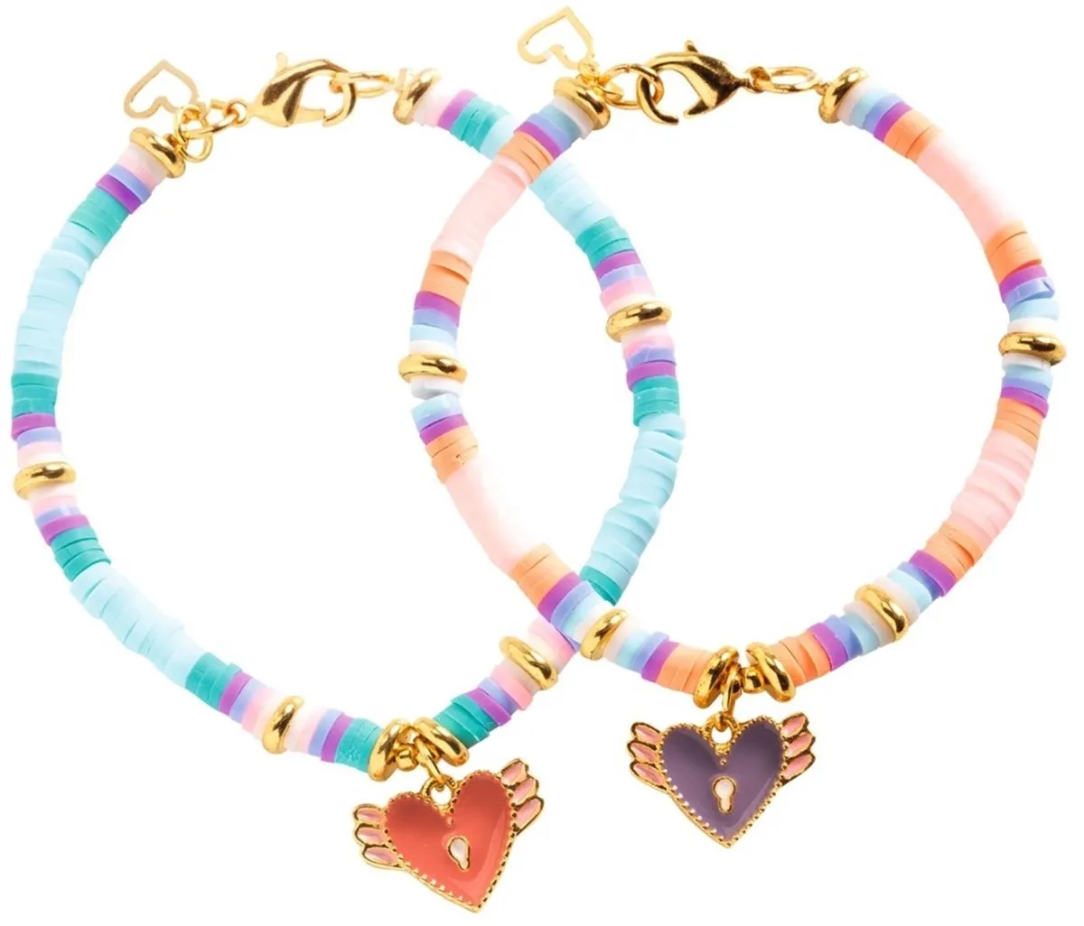 Djeco Heart Heishi Kralen & Sieraden Set - 250 Stuks Multicolor
