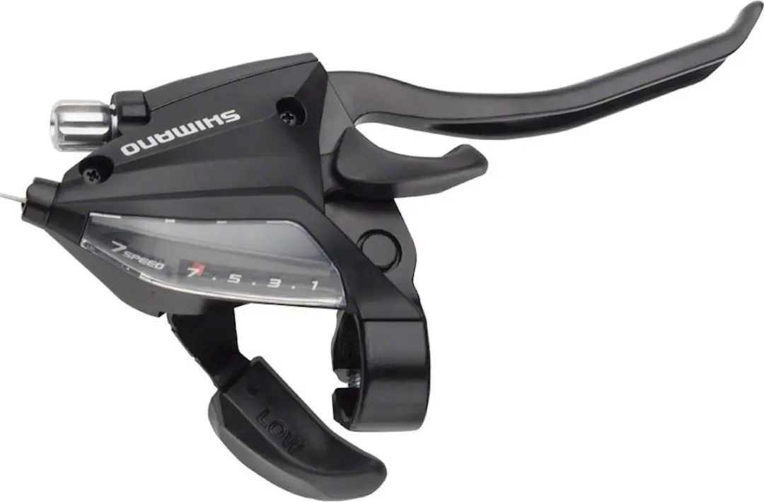 Shimano ST-EF500-7R4A Schakel-/Remhendel Rechts 7-speed - 4-Vinger - Zwart - afbeelding 2 van 4
