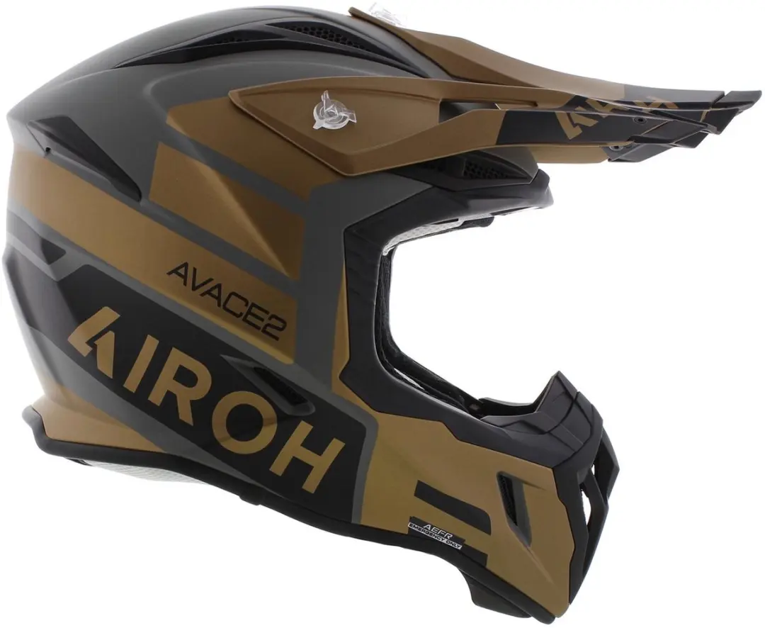 Airoh Aviator Ace 2 Sake Offroad Helm - Maat S - Goud Matt