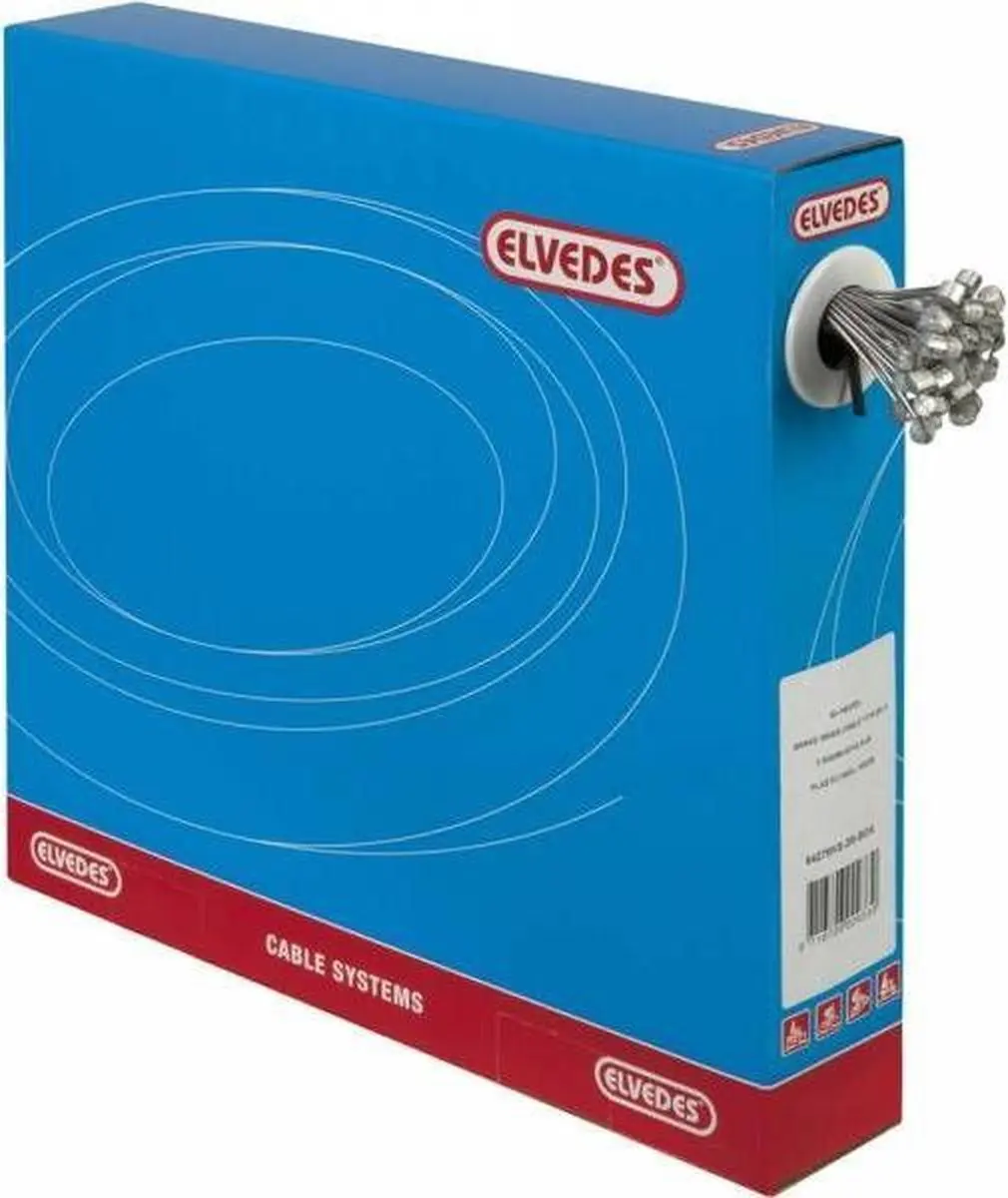 Elvedes Binnenkabel Versnelling RVS 3m - Nippel 4x4mm - 50 Stuks - afbeelding 6 van 6