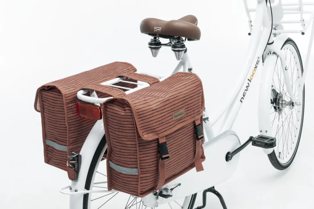 New Looxs Fiori Double Nomi Dubbele Fietstas 30L - Rood