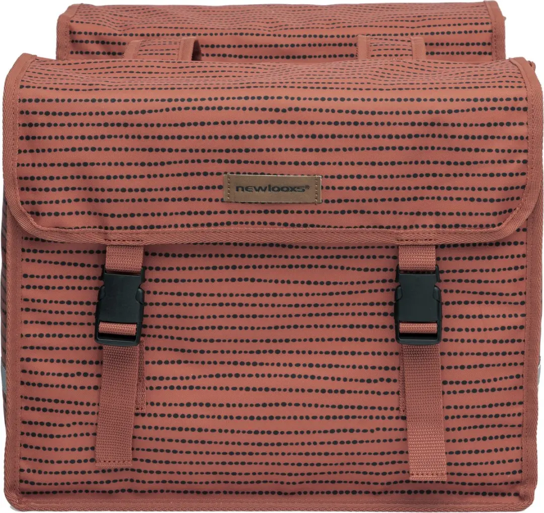 New Looxs Fiori Double Nomi Dubbele Fietstas 30L - Rood