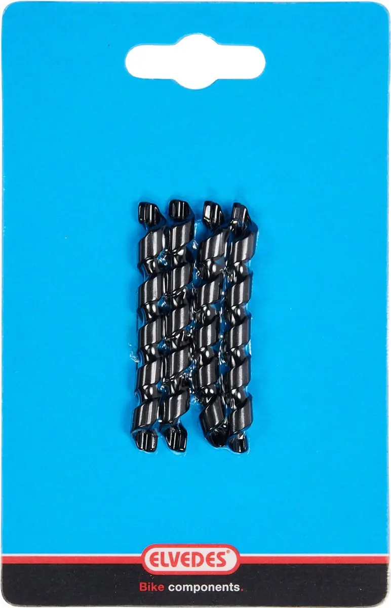 Elvedes Framebeschermer Rubber 4.0 - 5.5mm - 4 Stuks Zwart - afbeelding 3 van 3