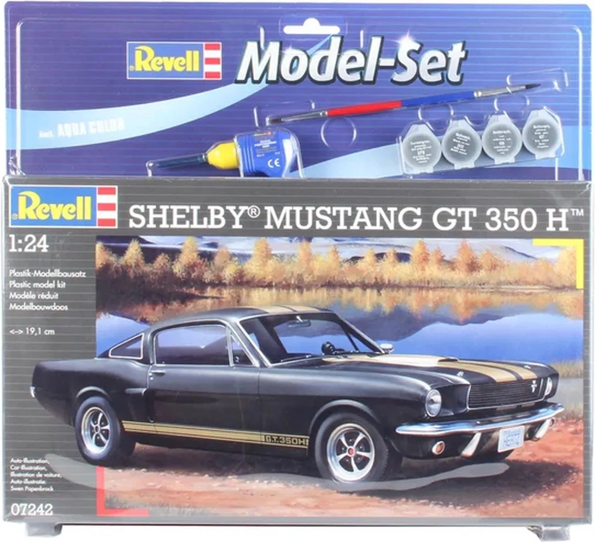 Revell 67242 Shelby Mustang GT 350 H Car Modelbouwpakket - 1:24 - 86 Onderdelen - Multi