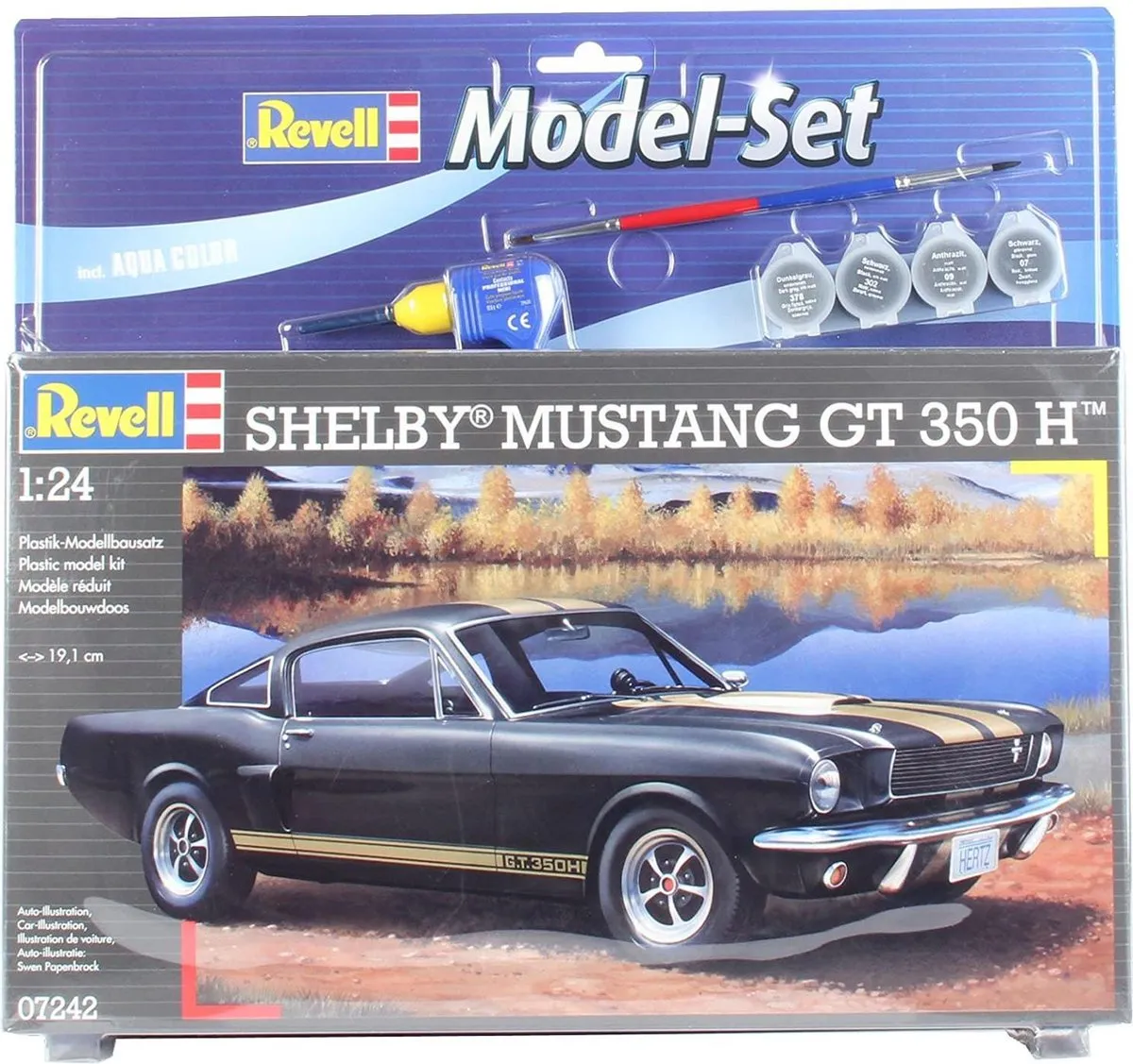 Revell 67242 Shelby Mustang GT 350 H Car Modelbouwpakket - 1:24 - 86 Onderdelen - Multi