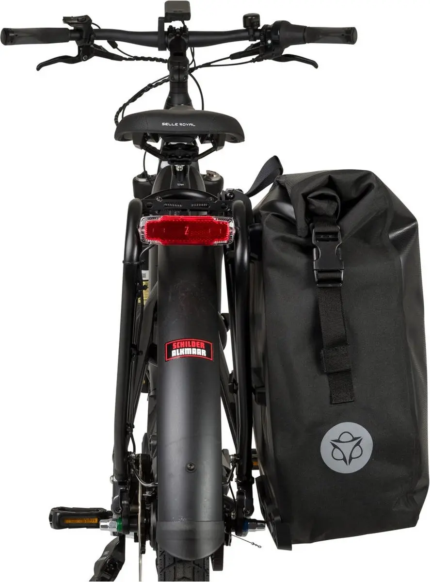 AGU Clean Shelter Fietstas Large 21L - Laptop 14" - Zwart Reflecterend - afbeelding 2 van 6