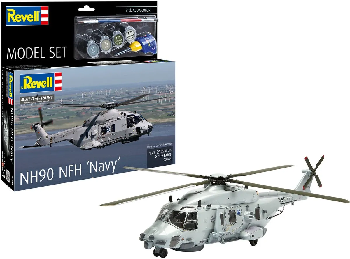 Revell Militaire Voertuigen NH90 NFH Navy 1:72 Modelbouwpakket