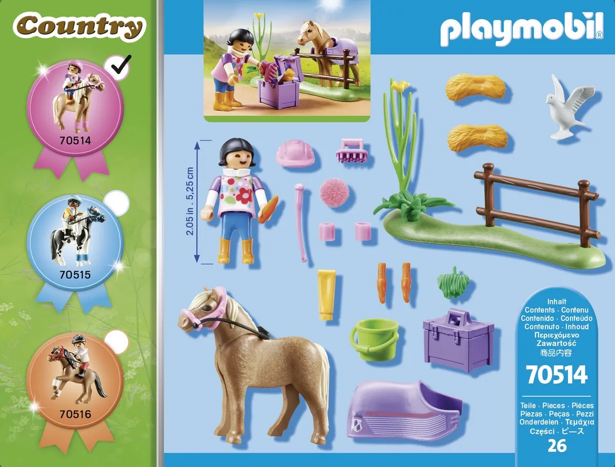 Playmobil Country Verzamelpony IJslander 70514