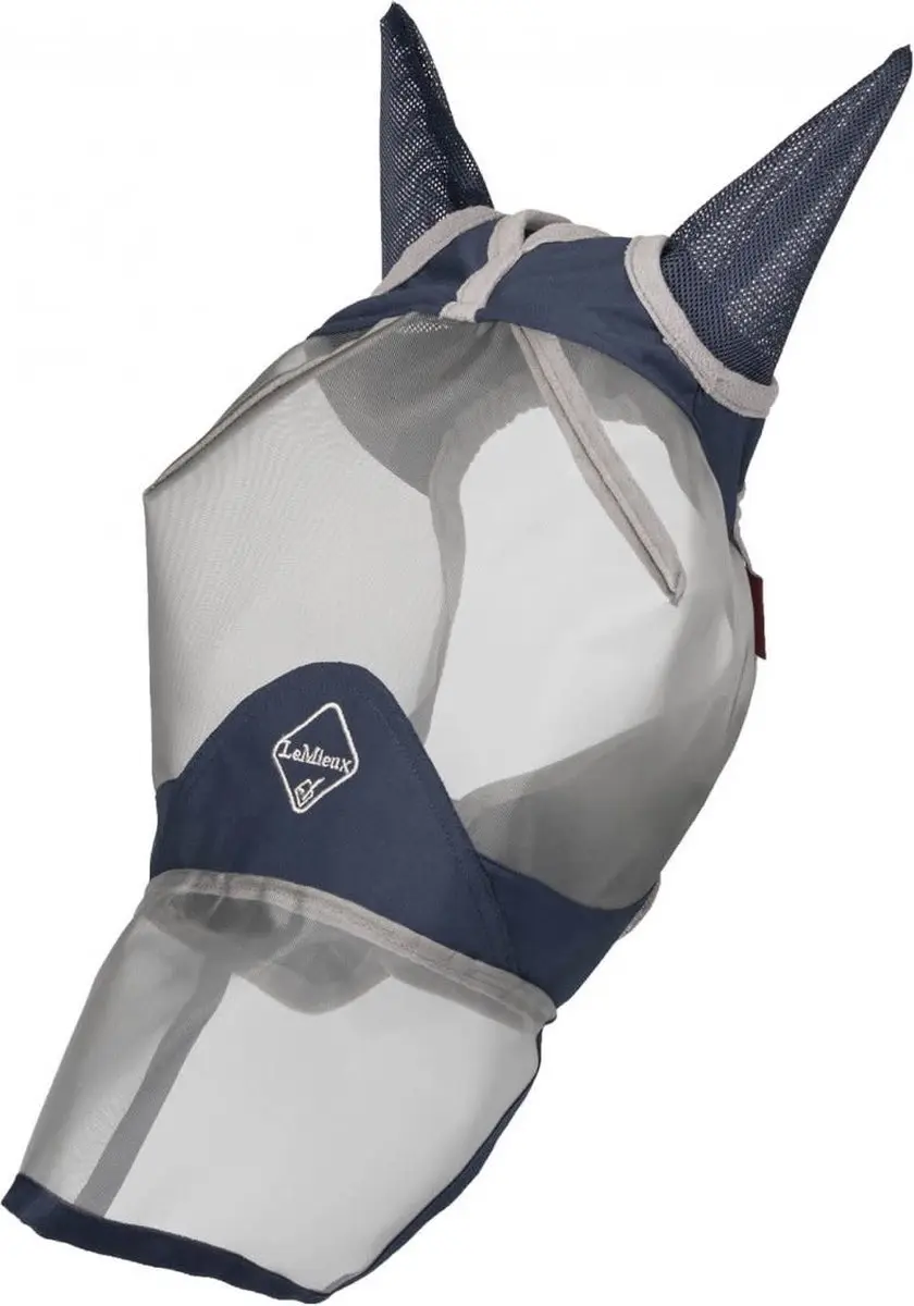 Lemieux Armourshield Pro Vliegenmasker - Donkerblauw-grijs L