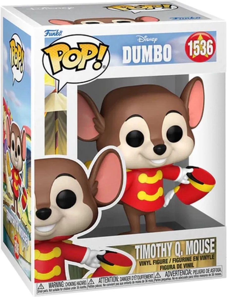 Funko Pop! Dumbo Timothy Q. Mouse - 0889698802086 - Multicolor