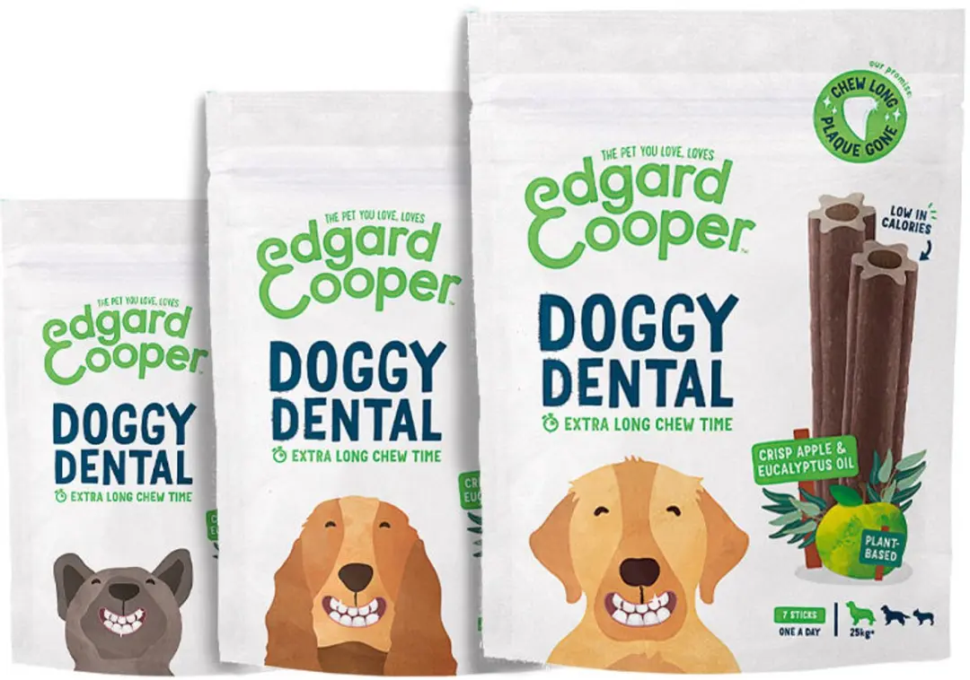 Edgard & Cooper Doggy Dental Appel Hondensnacks L