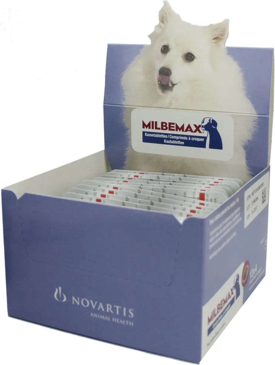 Milbemax Kauwtablet Kleine Hond 12g - 4 Stuks
