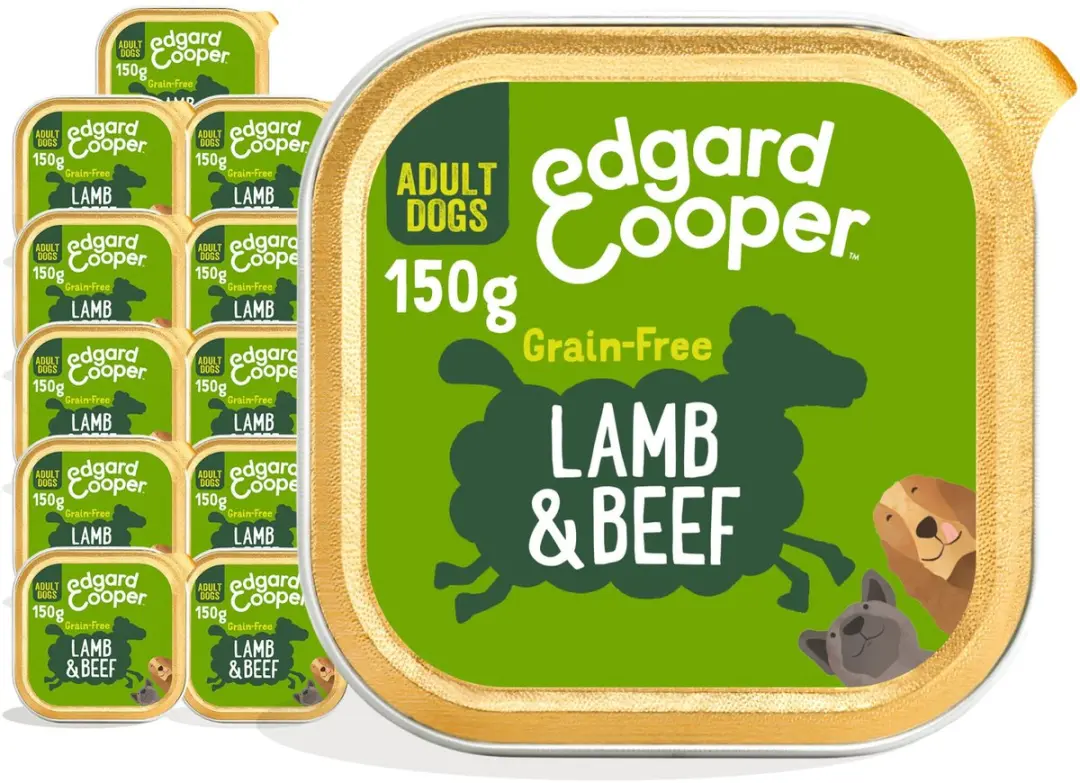 Edgard & Cooper Kuipje Hondenvoer Lam-Rund 1650g (11x150g)