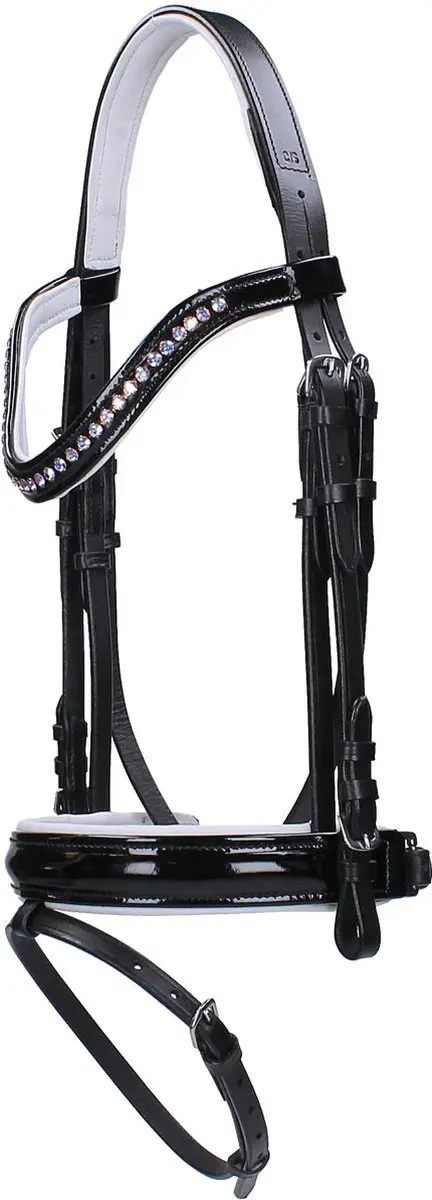 Epplejeck Diva Hoofdstel - Pony - Zwart-wit