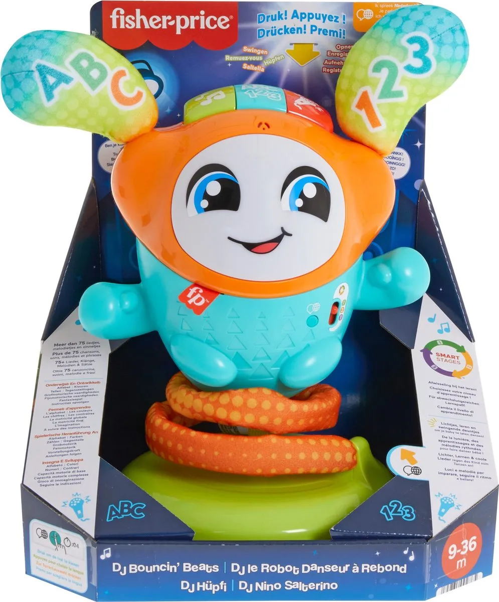 Fisher-Price DJ Bouncin Beats Leerrobot HJP90