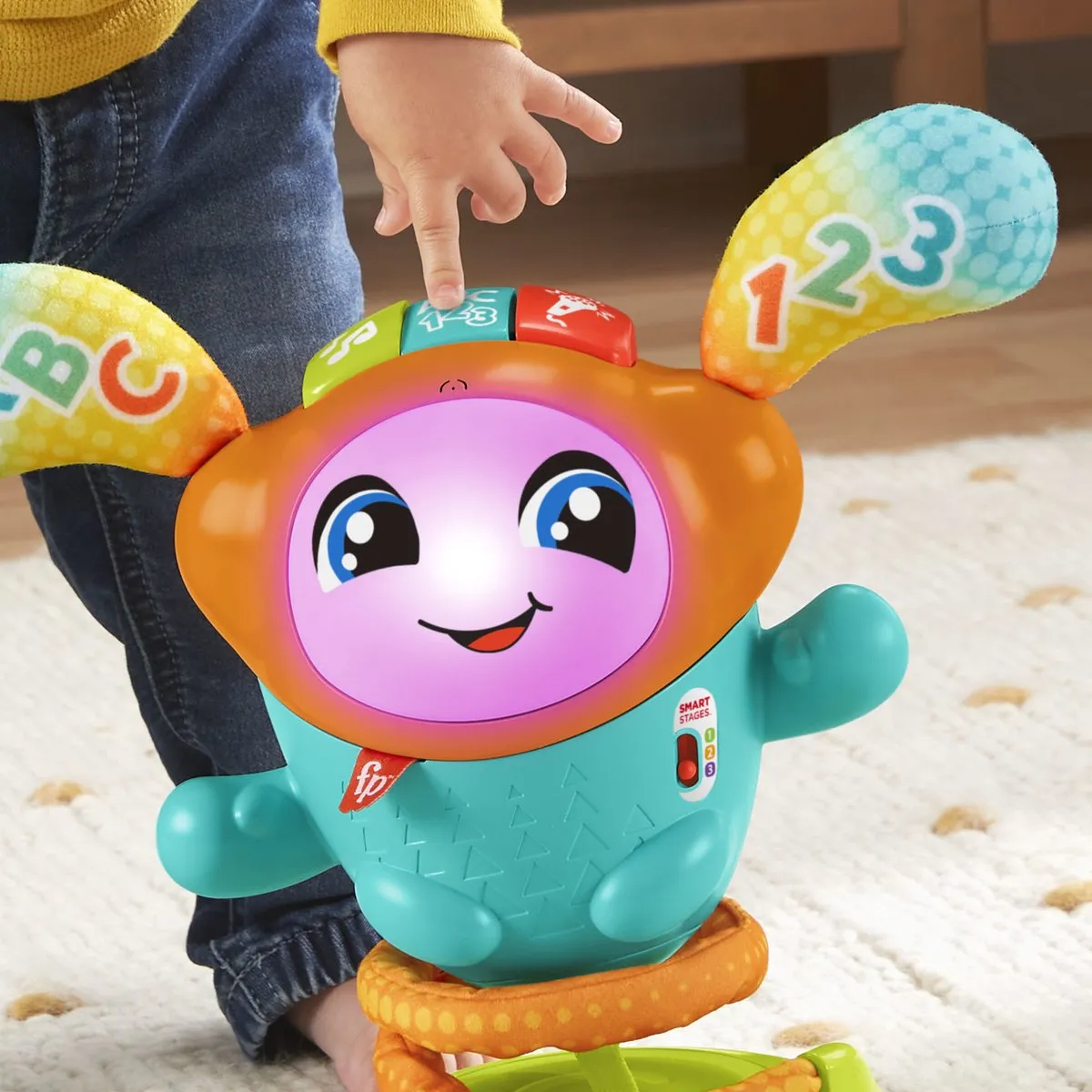 Fisher-Price DJ Bouncin Beats Leerrobot HJP90 - Meerkleurig
