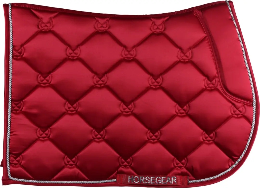 Horsegear Zadeldek Bayesa Full - Donkerrood - afbeelding 3 van 6