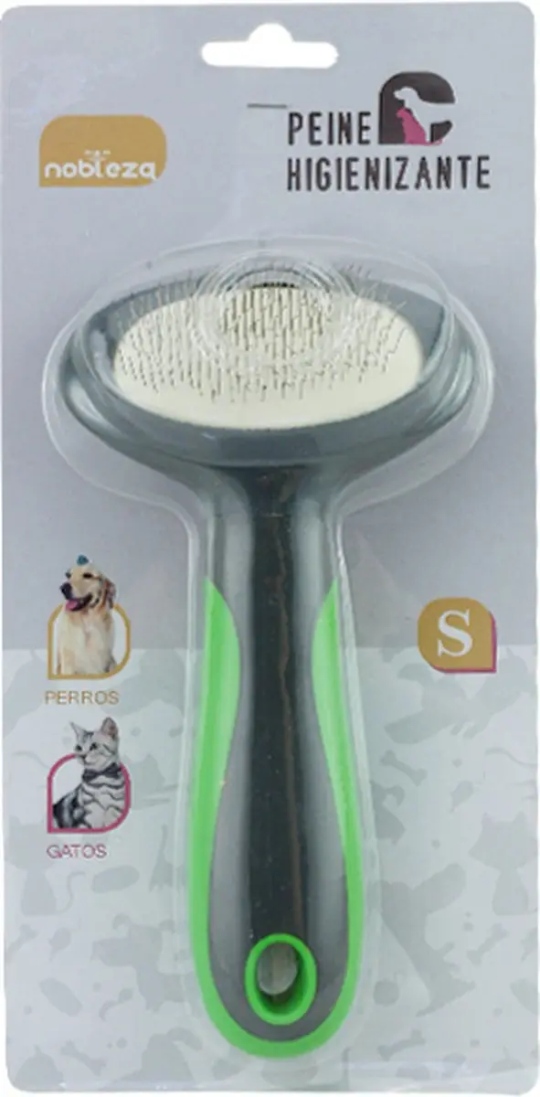 Nobleza Slickerborstel Honden & Katten Lang Haar - Groen