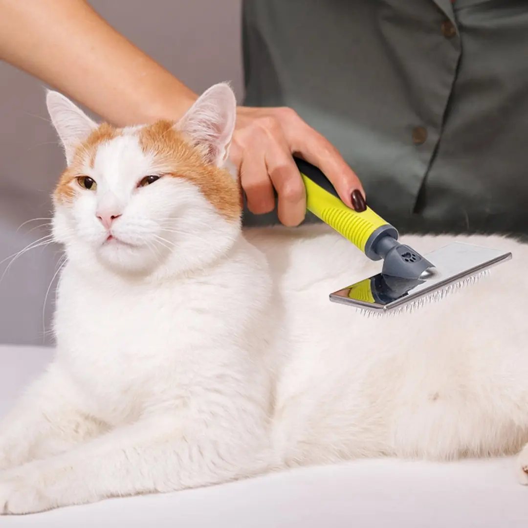 Nobleza Slickerborstel M - Lang haar - Maat M