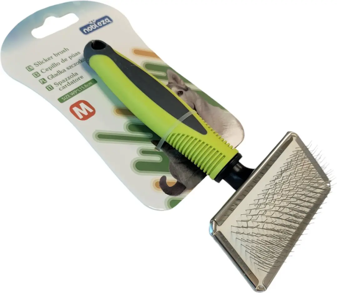 Nobleza Slickerborstel M - Lang haar - Maat M