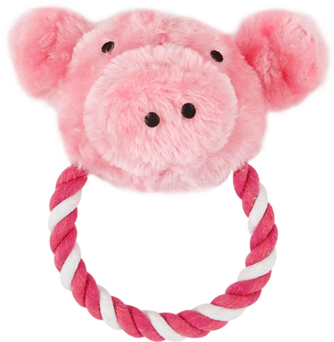 Nobleza Hondenknuffel Varken met Speeltouw