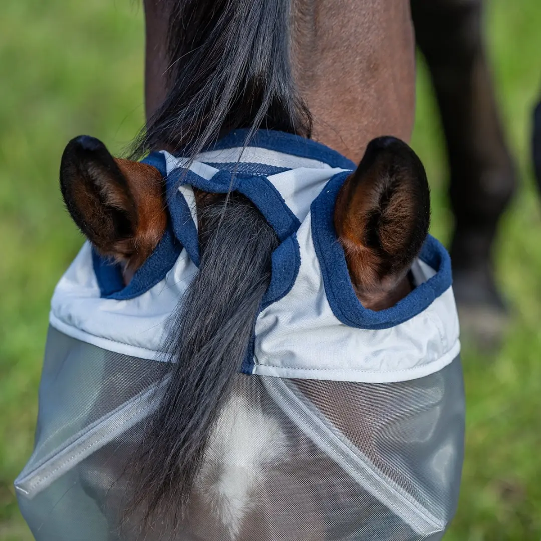 Horsegear Vliegenmasker Horsegear Zonder Oren En Neusflap Grijs