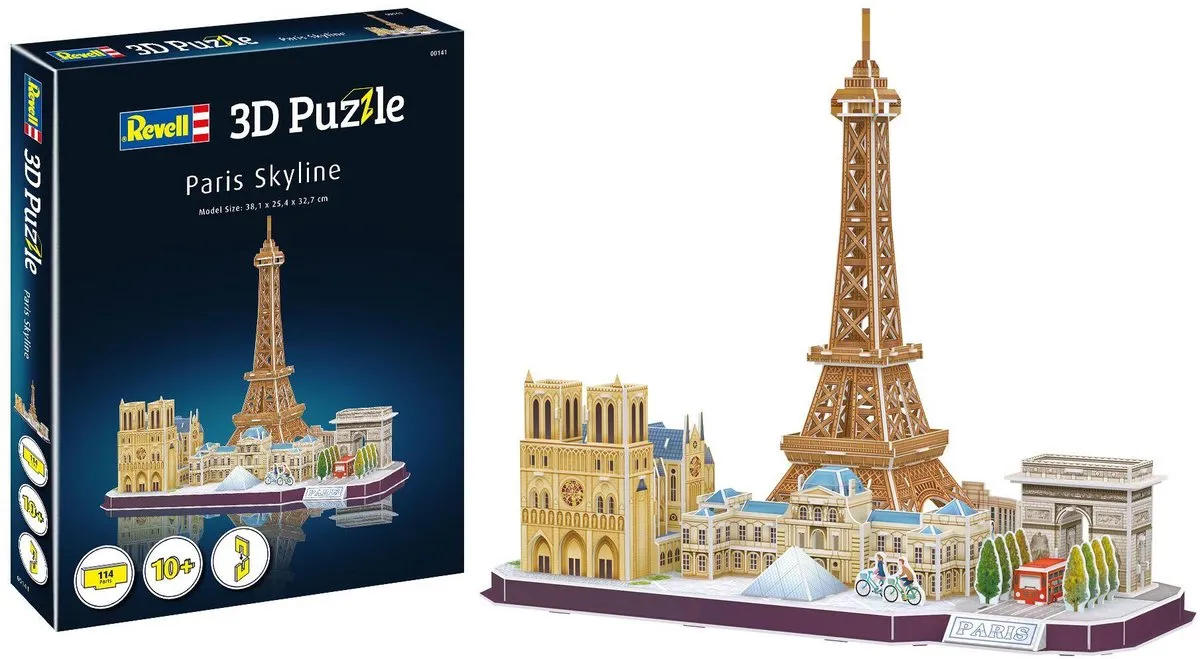 Revell Paris Skyline 3D Puzzel 114 Stuks