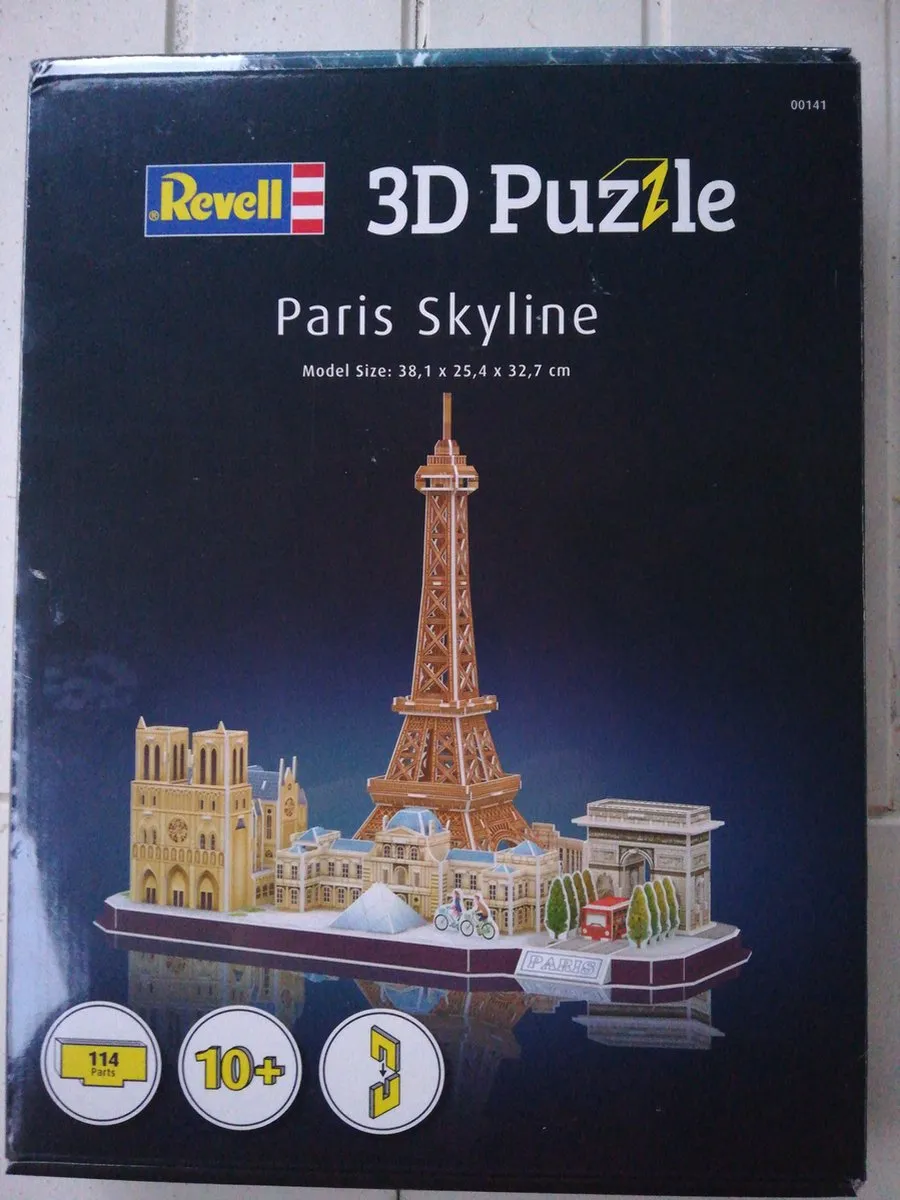 Revell Paris Skyline 3D Puzzel 114 Stuks - Multi