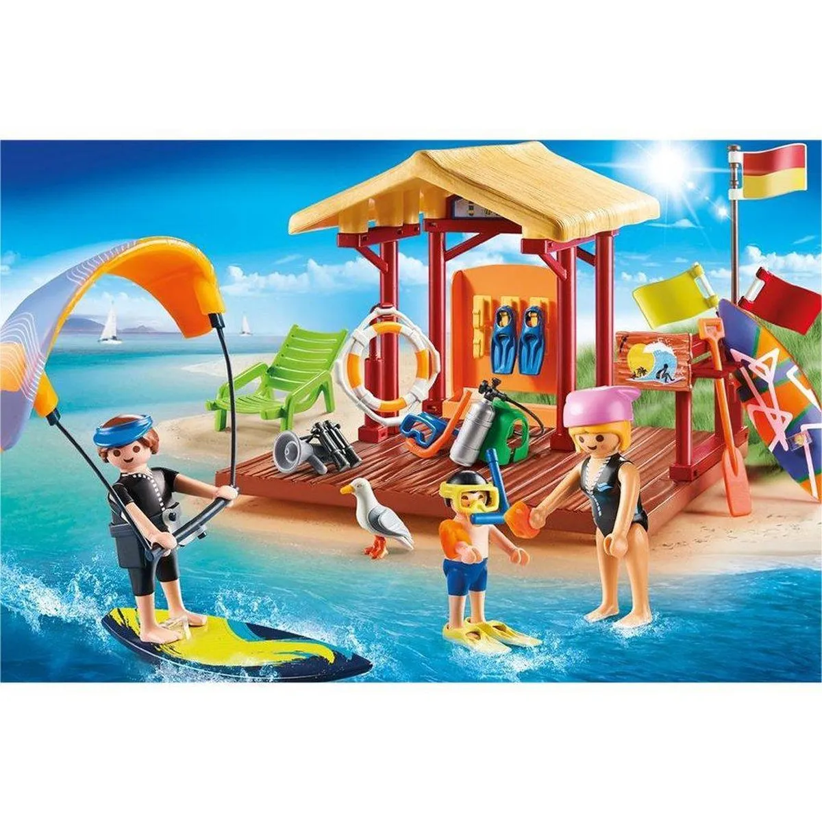 Playmobil Watersportschool 70090 - Multicolor - afbeelding 6 van 6