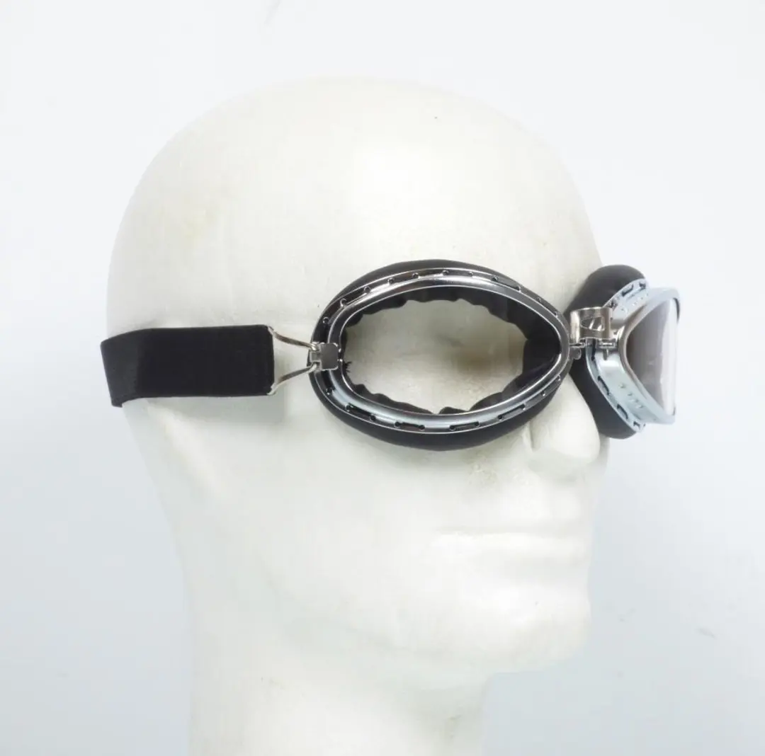 helm bril jet bowl vintage voor custom motor brommer rijder motorrijder fietser