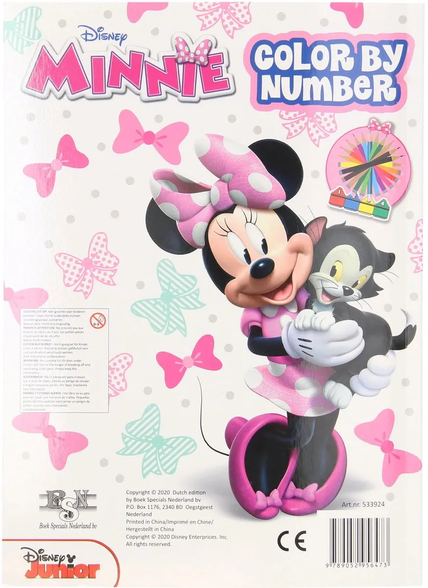 Disney Minnie Mouse Kleurboek 32 Pagina's - 12 Kleurpotloden