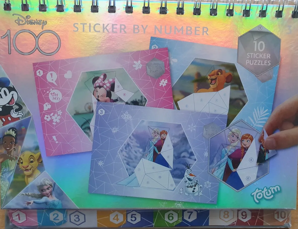 Disney Frozen Stickers by Number