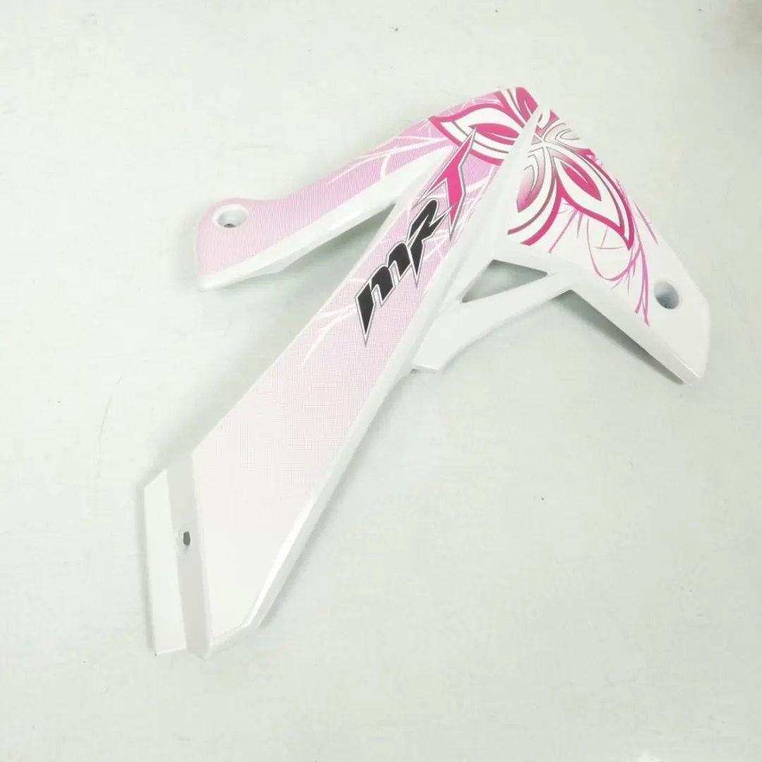 Écope droite pour moto Rieju 50 MRT SM LITE Après 2011 Blanc rose 0/000.570.53